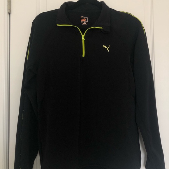 men’s PUMA quarter zip sweater - Picture 1 of 5